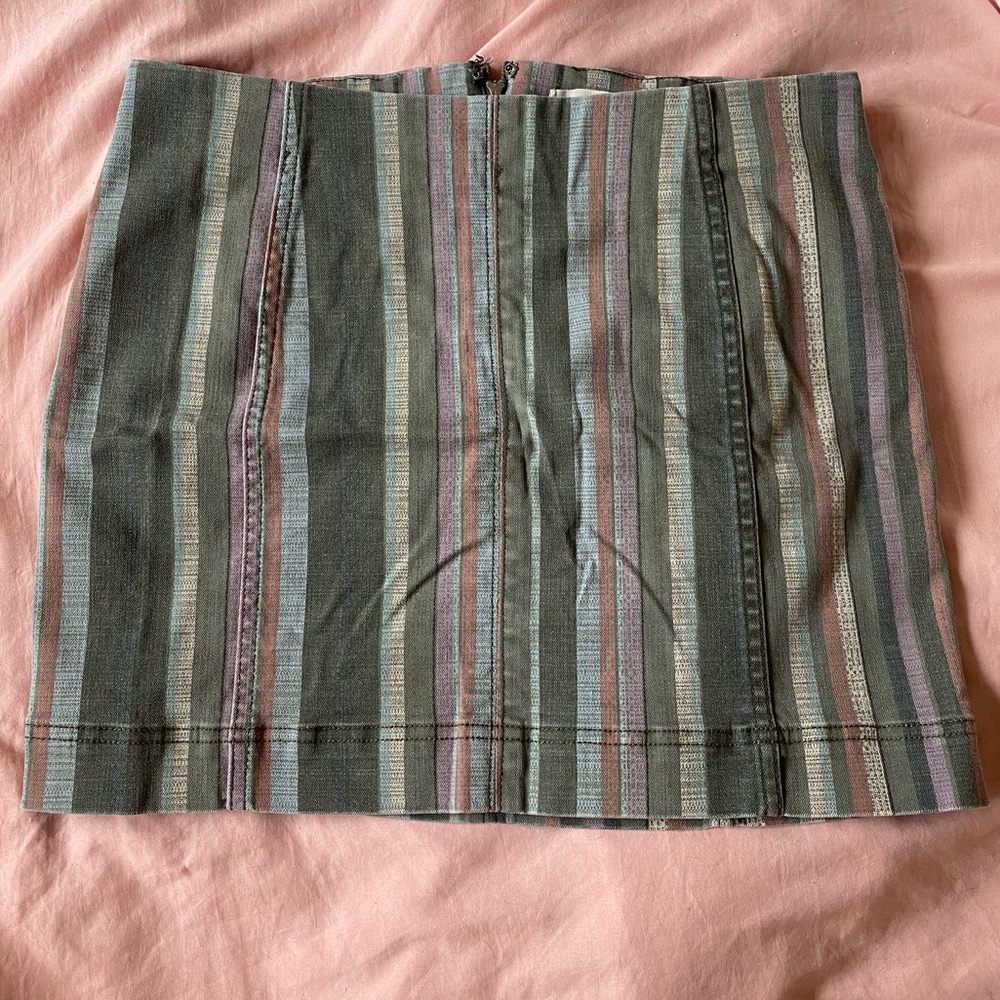 Vintage Striped Jolt Skirt